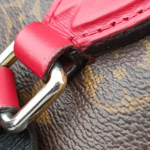 Vintage Louis Vuitton TUILERIES tote Brown×Noir×Red Monogram Canvas ácalf leather M41454 handbag | stylenewstar