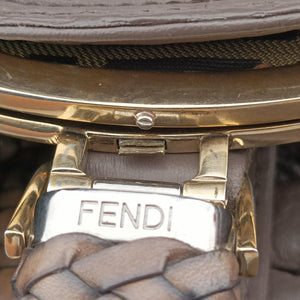 Pre-owned Fendi Spy Bag Brown leather 8BR589 handbag | stylenewstar