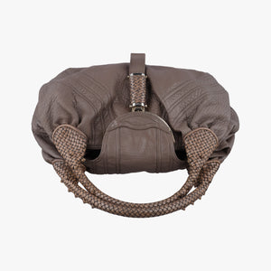 Pre-owned Fendi Spy Bag Brown leather 8BR589 handbag | stylenewstar