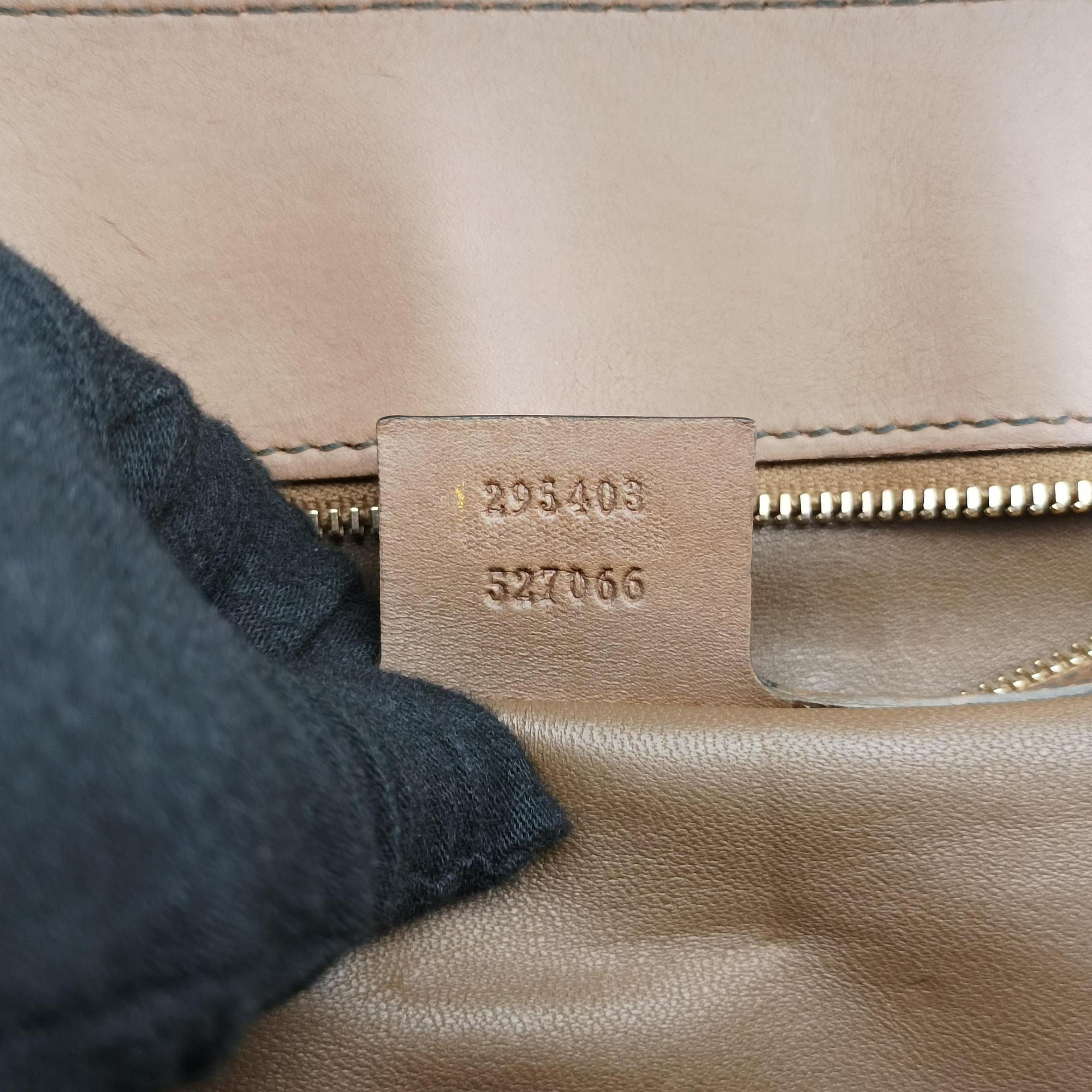 Pre-owned Gucci Emily Brown Leather 295403 shoulderbag | stylenewstar