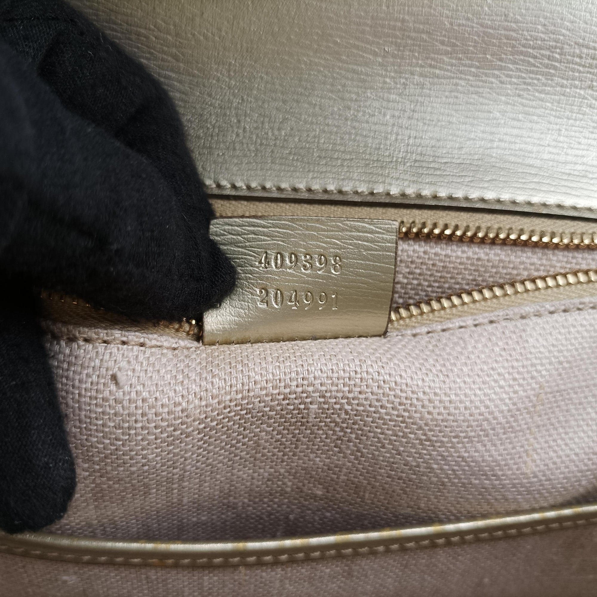 Pre-owned Gucci Bamboo Golden Leather 409398 shoulderbag | stylenewstar