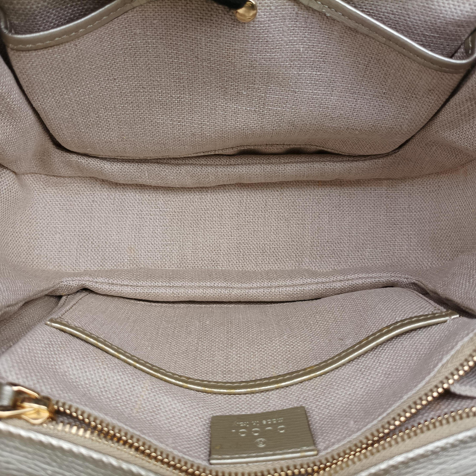 Pre-owned Gucci Bamboo Golden Leather 409398 shoulderbag | stylenewstar