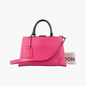 Pre-owned Louis Vuitton Kleber PM Freesia × Noir Epi M51347 shoulderbag | stylenewstar