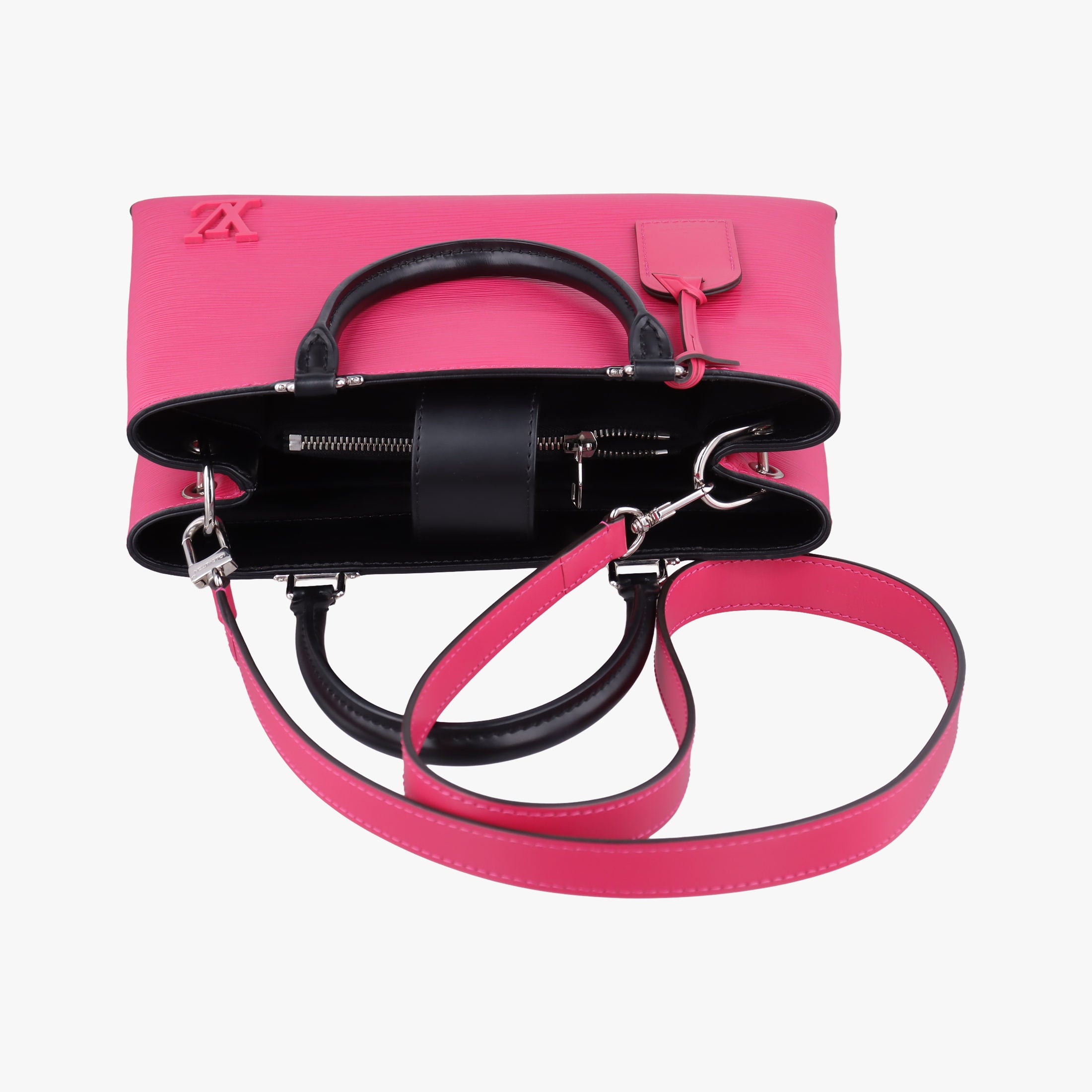 Pre-owned Louis Vuitton Kleber PM Freesia × Noir Epi M51347 shoulderbag | stylenewstar