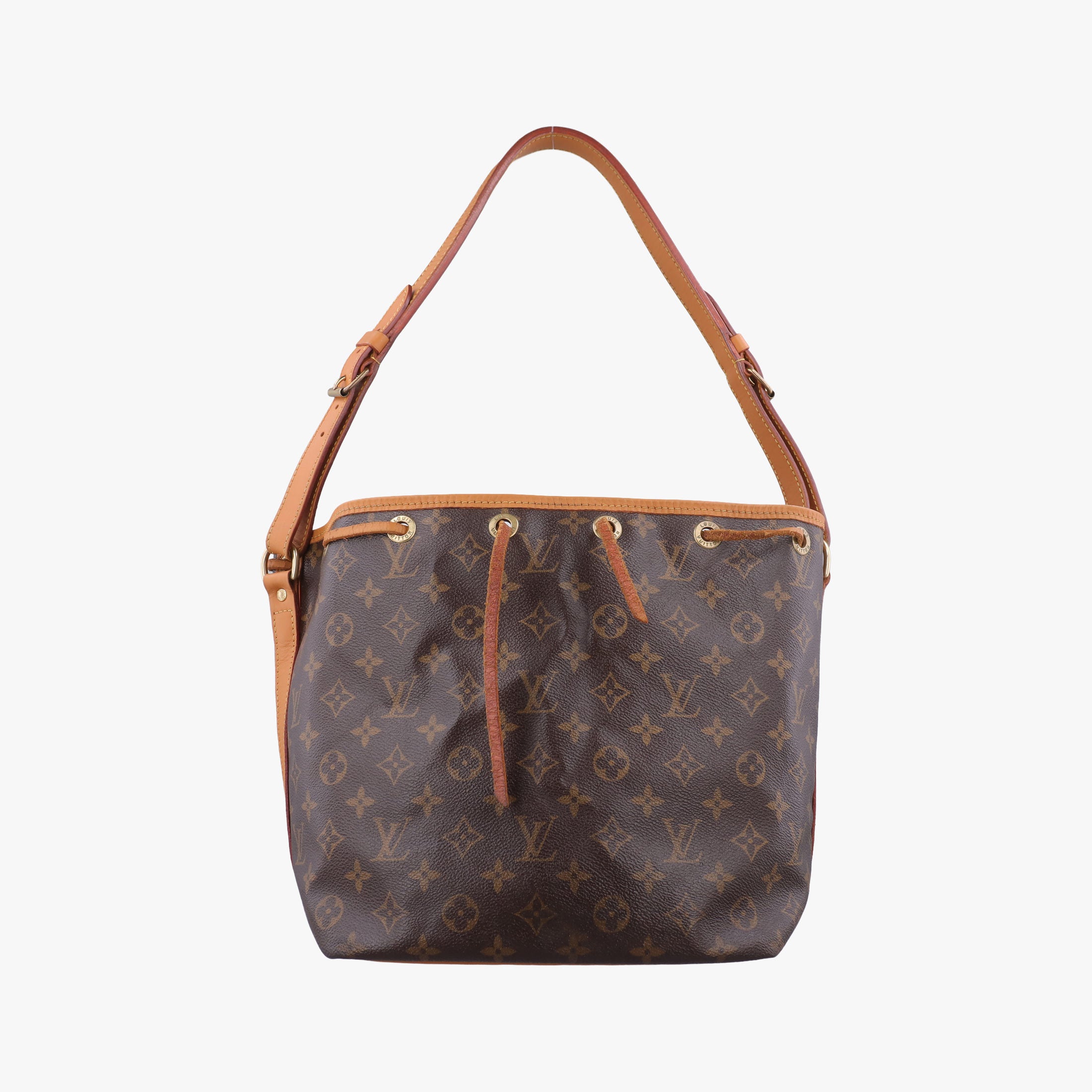 Pre-owned Louis Vuitton Petit Noe Brown Monogram Canvas M42224 shoulderbag | stylenewstar