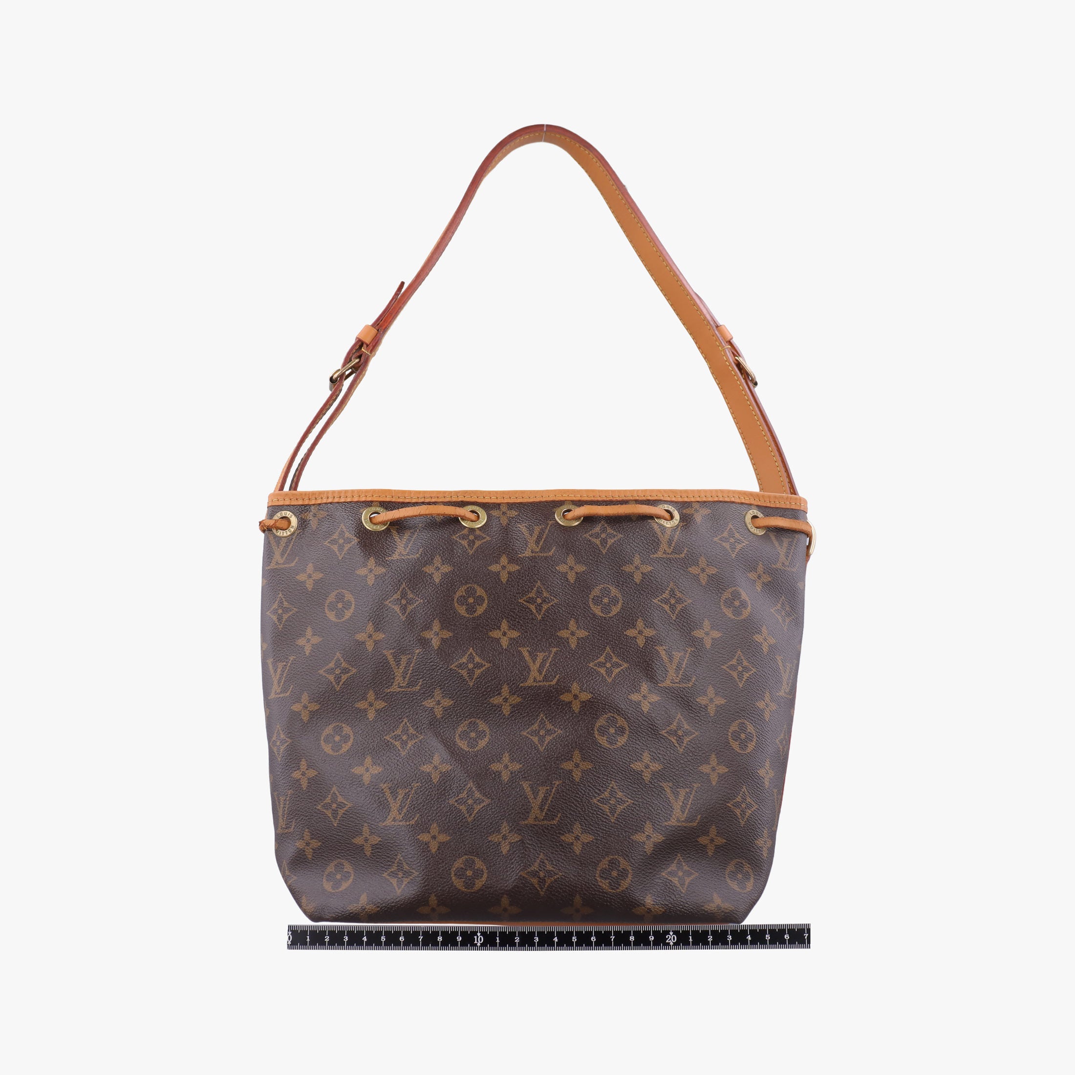 Pre-owned Louis Vuitton Petit Noe Brown Monogram Canvas M42224 shoulderbag | stylenewstar