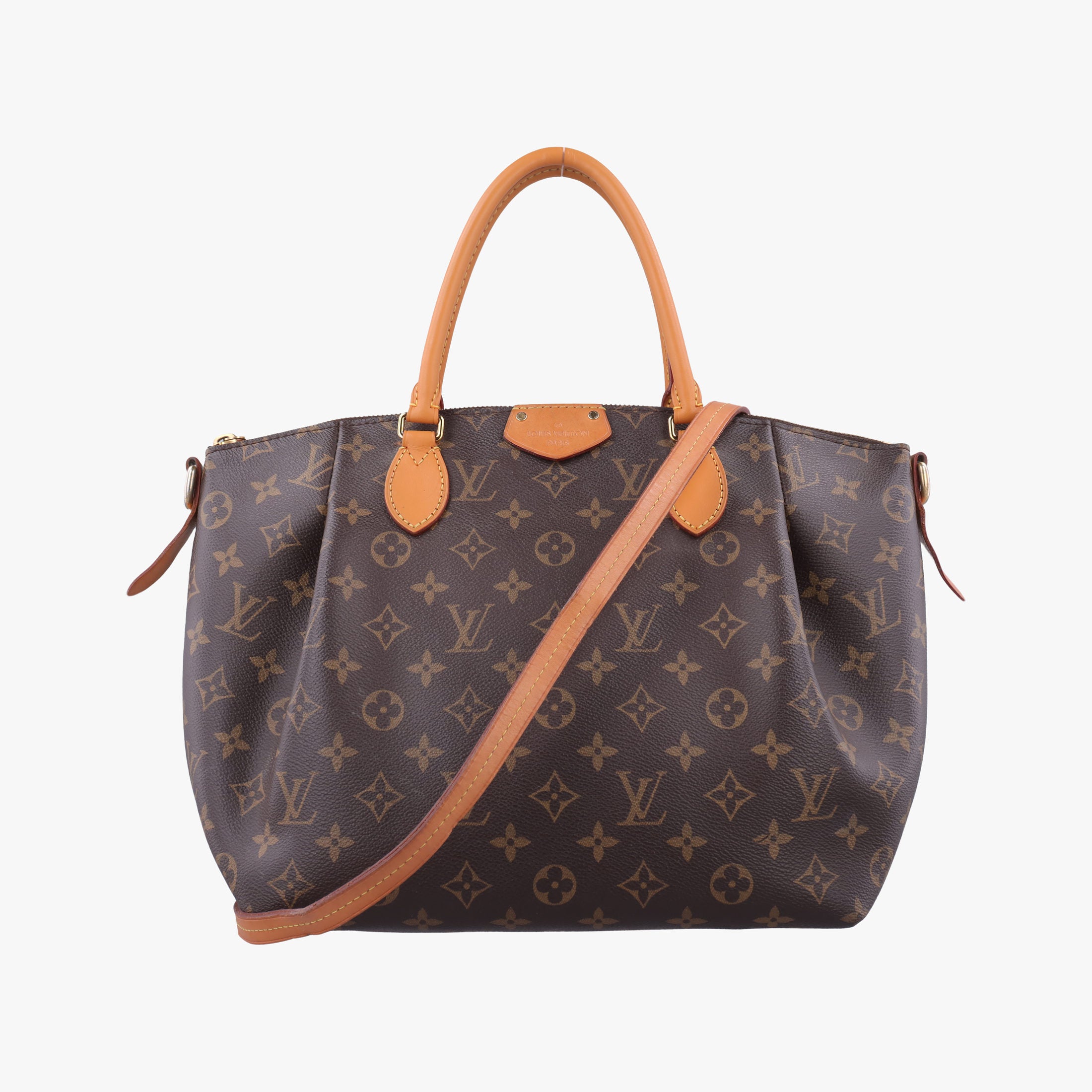 Pre-owned Louis Vuitton TURENNE MM Brown Monogram Canvas M48814 shoulderbag | stylenewstar