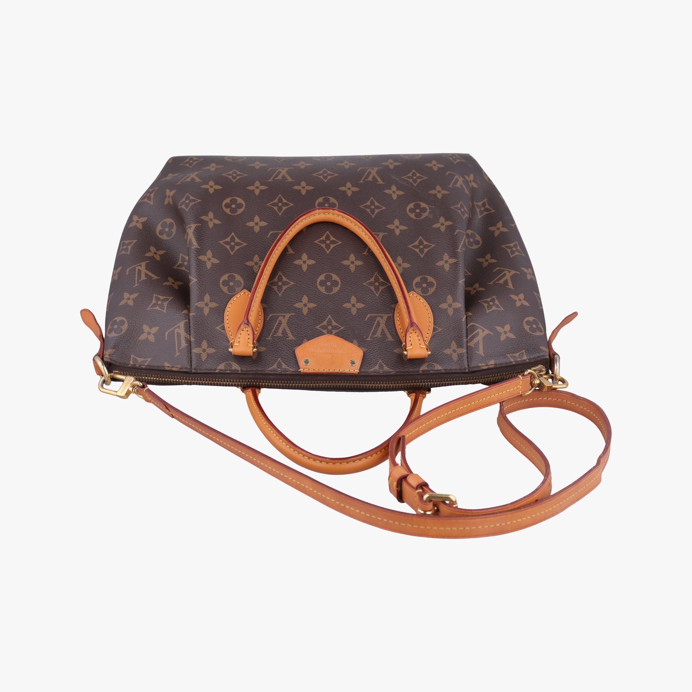 Pre-owned Louis Vuitton TURENNE MM Brown Monogram Canvas M48814 shoulderbag | stylenewstar