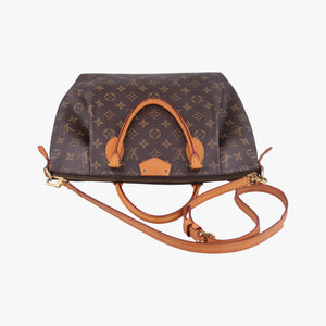Pre-owned Louis Vuitton TURENNE MM Brown Monogram Canvas M48814 shoulderbag | stylenewstar