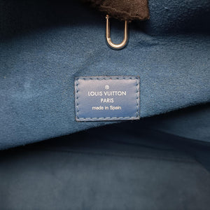 Secondhand Louis Vuitton Neverfull MM Cyan Epi M40930 shoulderbag | stylenewstar