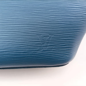 Secondhand Louis Vuitton Neverfull MM Cyan Epi M40930 shoulderbag | stylenewstar