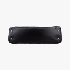 Pre-owned Christian Dior Cannage Soft Shopping Black lambskin  shoulderbag | stylenewstar