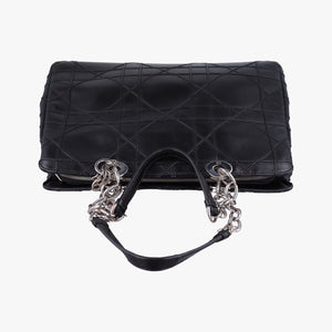 Pre-owned Christian Dior Cannage Soft Shopping Black lambskin  shoulderbag | stylenewstar
