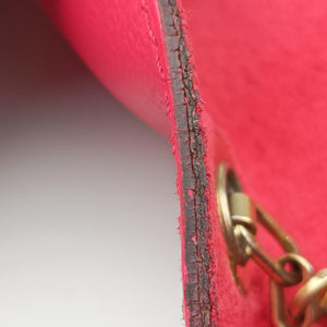 Vintage Louis Vuitton PALLAS Chain Brown×Poppy Petal Monogram Canvas×calf leather M41741 shoulderbag | stylenewstar