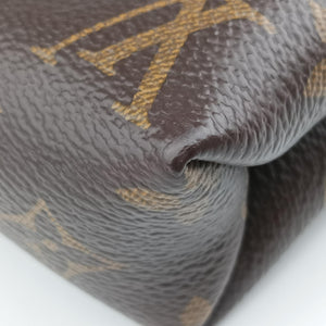 Vintage Louis Vuitton PALLAS Chain Brown×Poppy Petal Monogram Canvas×calf leather M41741 shoulderbag | stylenewstar