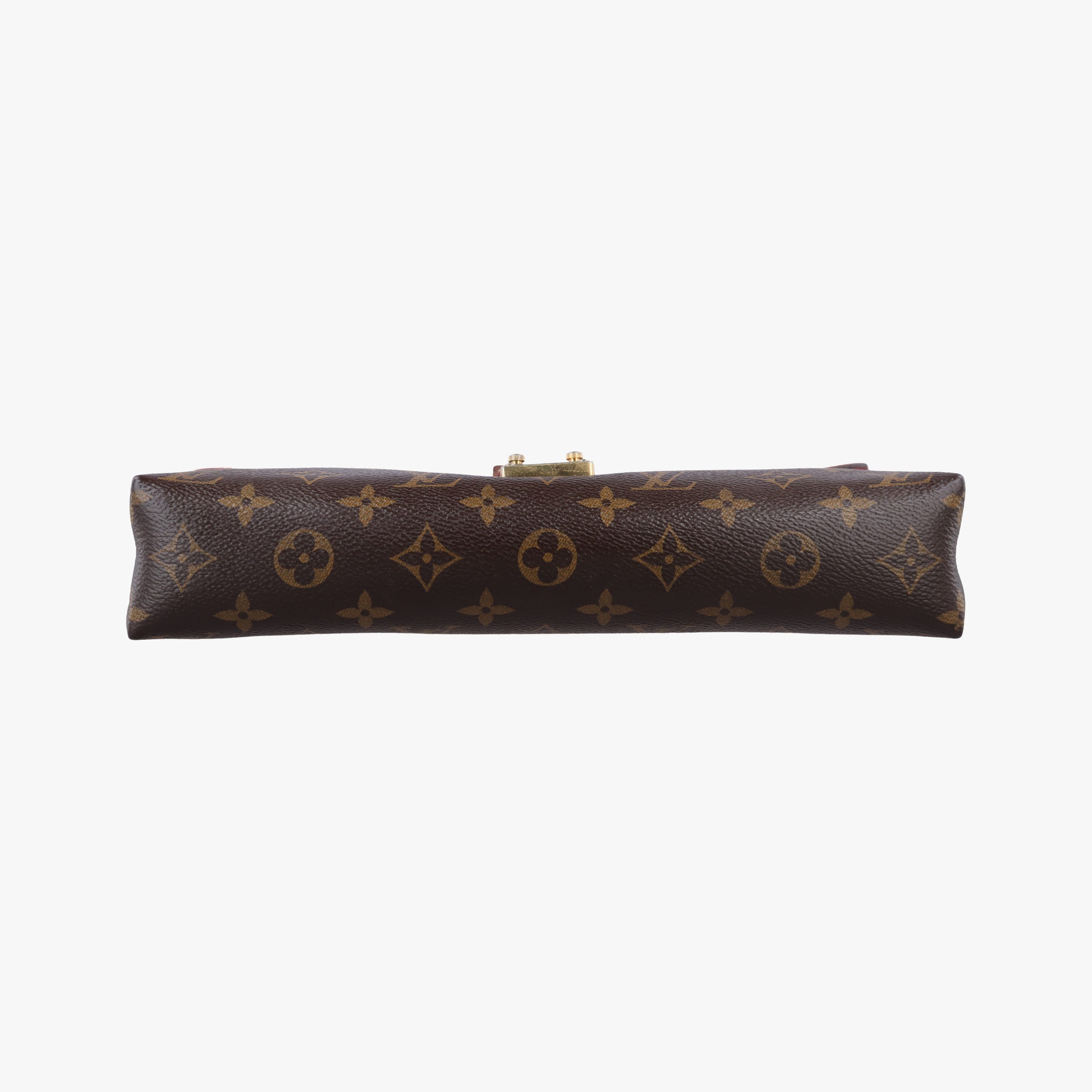 Vintage Louis Vuitton PALLAS Chain Brown×Poppy Petal Monogram Canvas×calf leather M41741 shoulderbag | stylenewstar