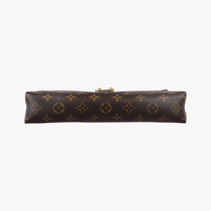 Vintage Louis Vuitton PALLAS Chain Brown×Poppy Petal Monogram Canvas×calf leather M41741 shoulderbag | stylenewstar