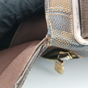 Vintage Louis Vuitton BROOKLYN MM EBENE Damier Canvas N51211 shoulderbag | stylenewstar