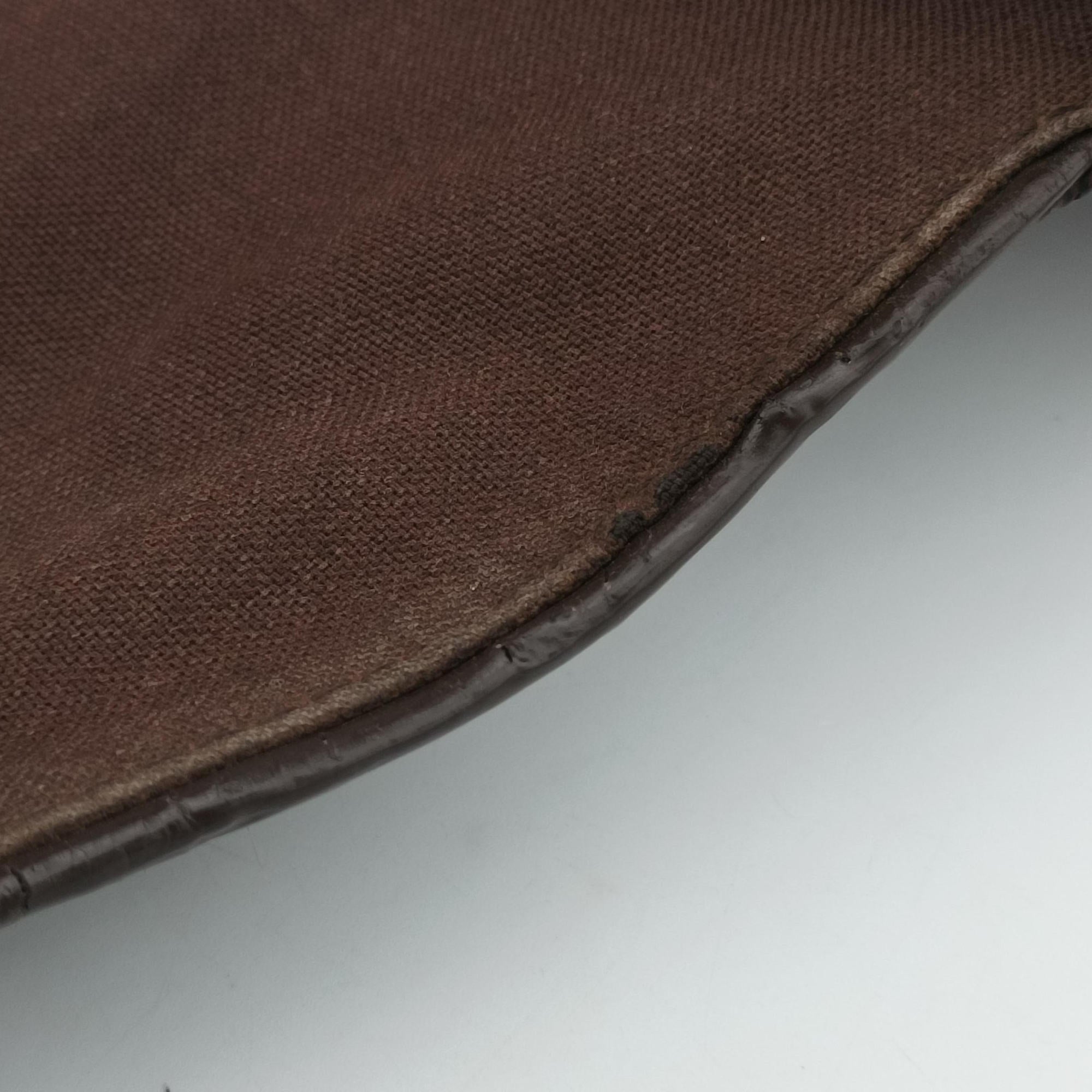 Vintage Louis Vuitton BROOKLYN MM EBENE Damier Canvas N51211 shoulderbag | stylenewstar