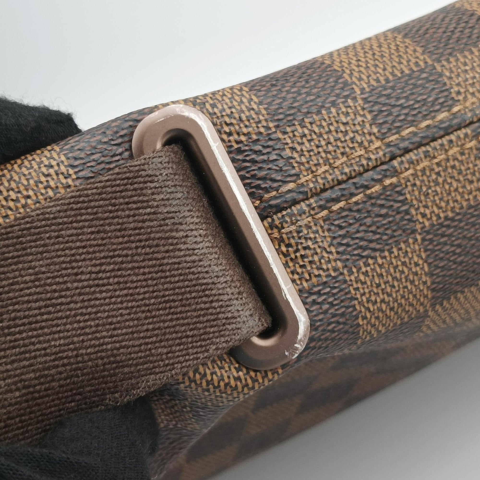 Vintage Louis Vuitton BROOKLYN MM EBENE Damier Canvas N51211 shoulderbag | stylenewstar