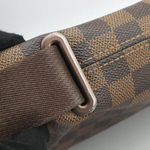 Vintage Louis Vuitton BROOKLYN MM EBENE Damier Canvas N51211 shoulderbag | stylenewstar