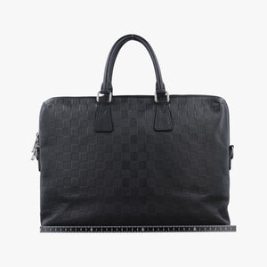Vintage Louis Vuitton Porte Documents Jour Noir Damier Graphite N48224 handbag | stylenewstar
