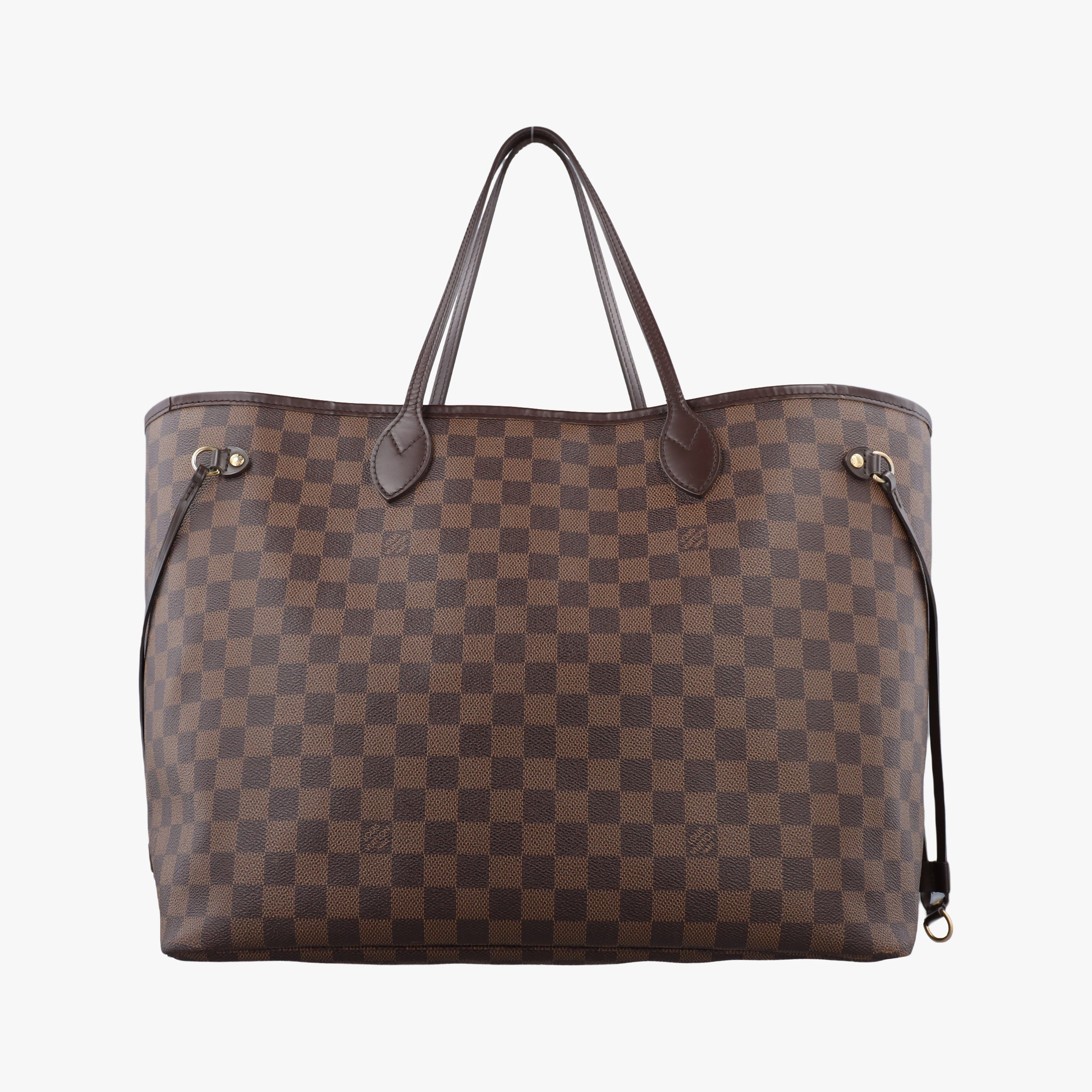 Pre-owned Louis Vuitton NEVERFULL　GM EBENE Damier　Canvas N51106 shoulderbag | stylenewstar