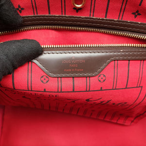 Pre-owned Louis Vuitton NEVERFULL　GM EBENE Damier　Canvas N51106 shoulderbag | stylenewstar