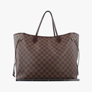 Pre-owned Louis Vuitton NEVERFULL　GM EBENE Damier　Canvas N51106 shoulderbag | stylenewstar