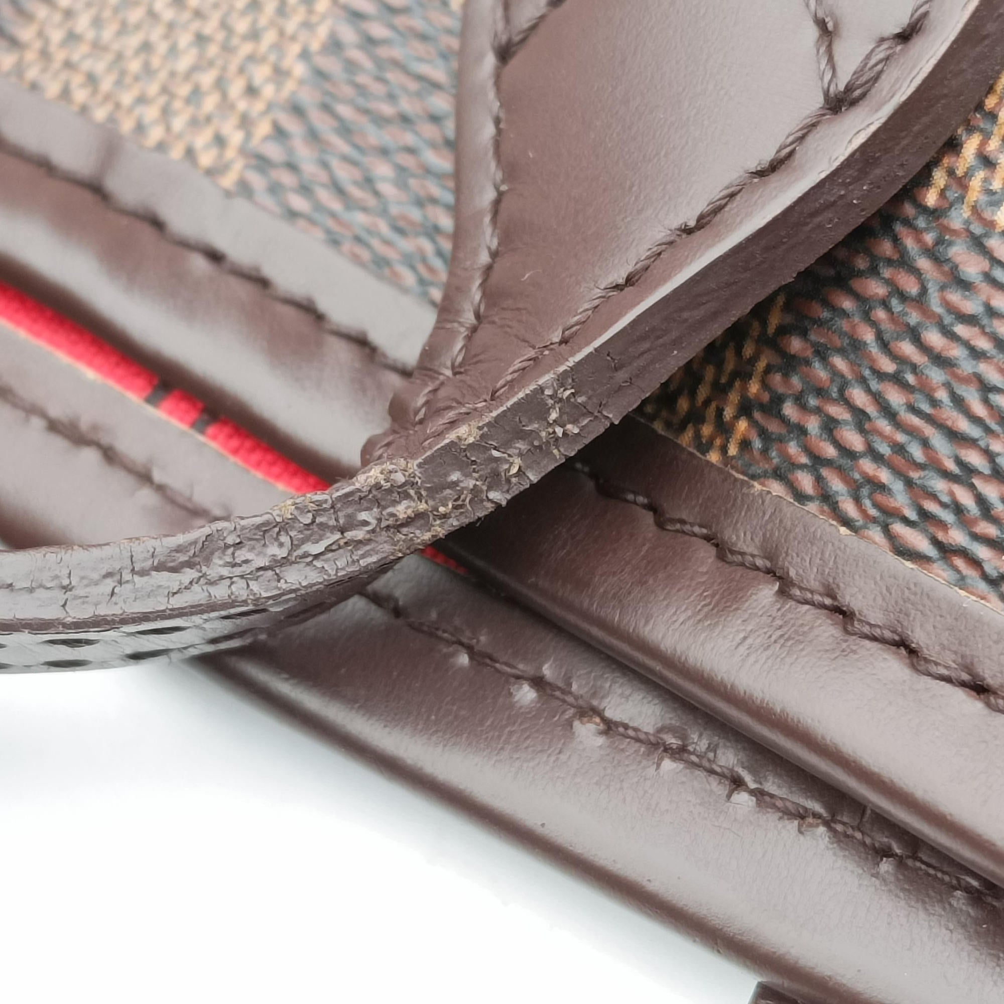 Pre-owned Louis Vuitton NEVERFULL　GM EBENE Damier　Canvas N51106 shoulderbag | stylenewstar