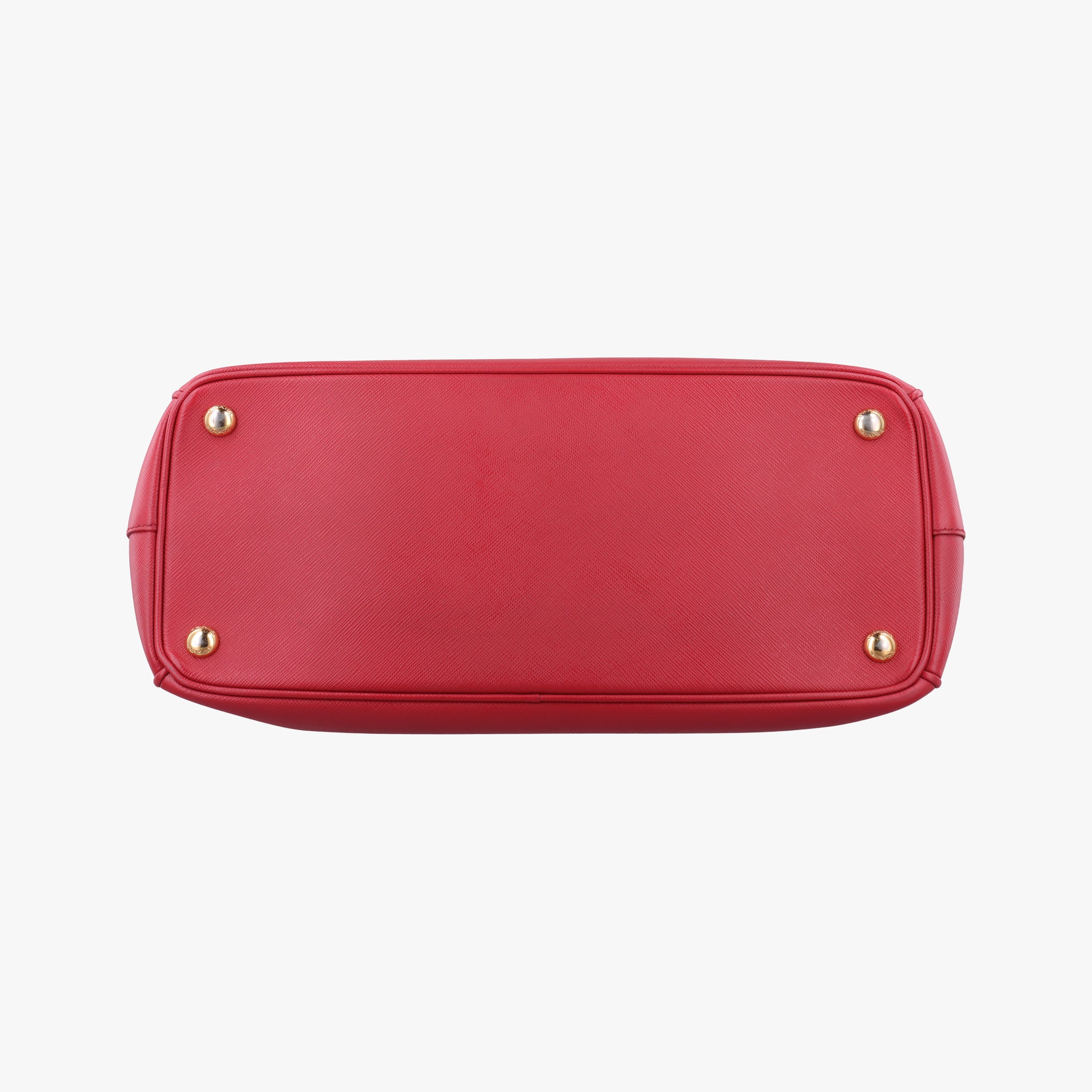 Pre-owned Prada Galleria Red SAFFIANO Leather BN1874 shoulderbag | stylenewstar