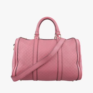 Secondhand Gucci Sherry Line Pink Leather 247205 shoulderbag | stylenewstar