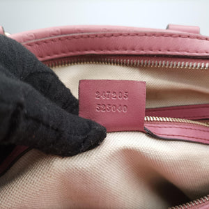 Secondhand Gucci Sherry Line Pink Leather 247205 shoulderbag | stylenewstar