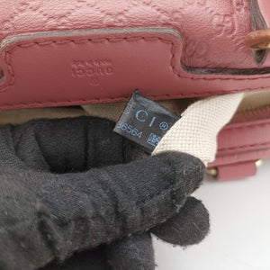 Secondhand Gucci Sherry Line Pink Leather 247205 shoulderbag | stylenewstar