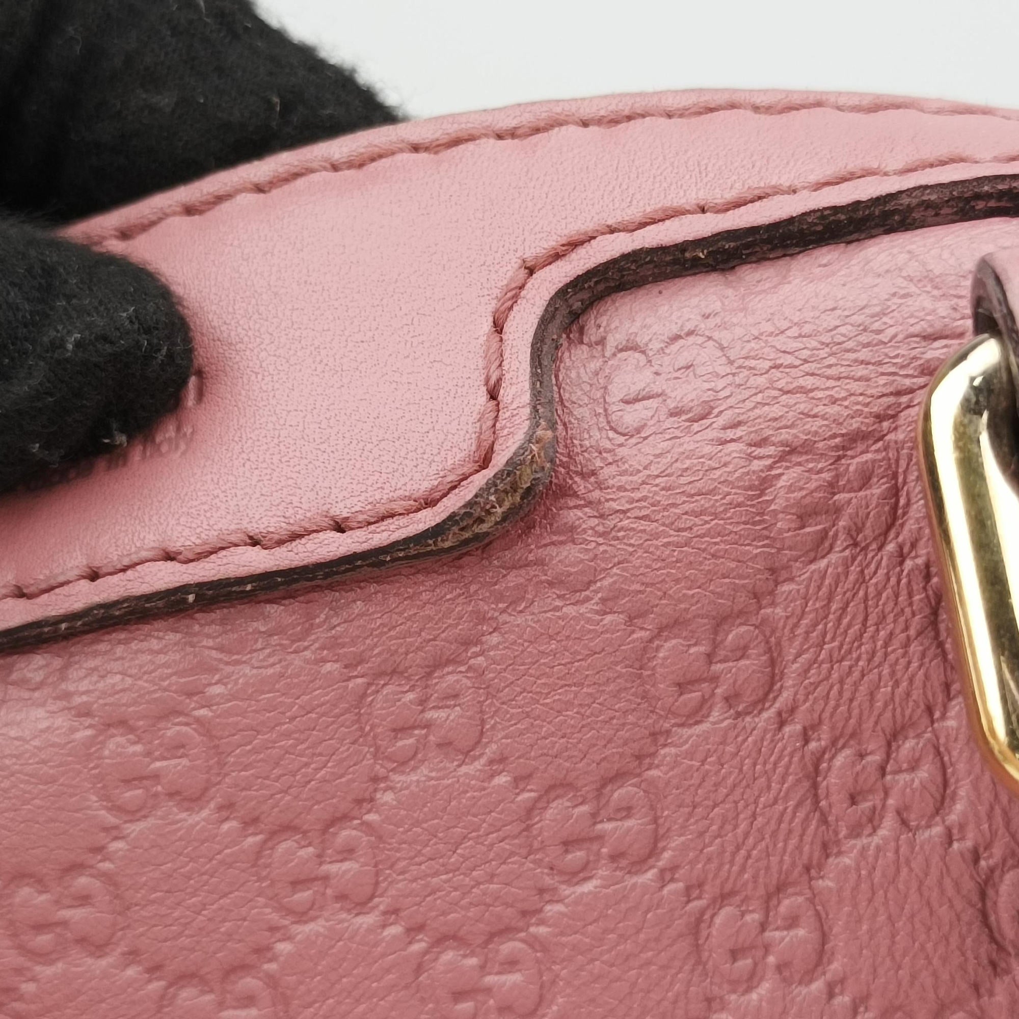 Secondhand Gucci Sherry Line Pink Leather 247205 shoulderbag | stylenewstar