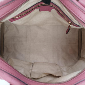 Secondhand Gucci Sherry Line Pink Leather 247205 shoulderbag | stylenewstar