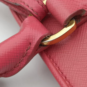 Secondhand Prada Promenade Pink SAFFIANO Leather BN2558 handbag | stylenewstar