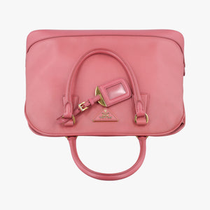 Secondhand Prada Promenade Pink SAFFIANO Leather BN2558 handbag | stylenewstar