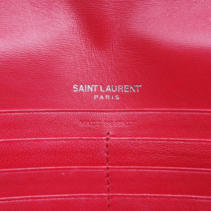 Pre-owned Yves Saint Laurent KATE Red Leather 452159 shoulderbag | stylenewstar