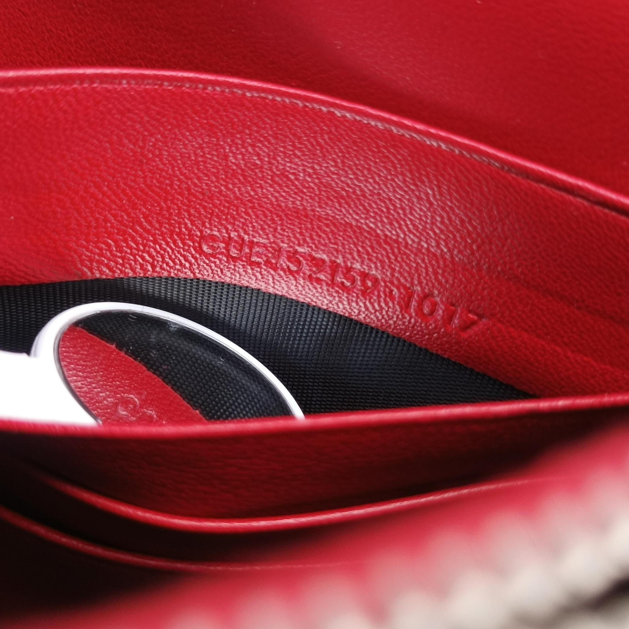 Pre-owned Yves Saint Laurent KATE Red Leather 452159 shoulderbag | stylenewstar