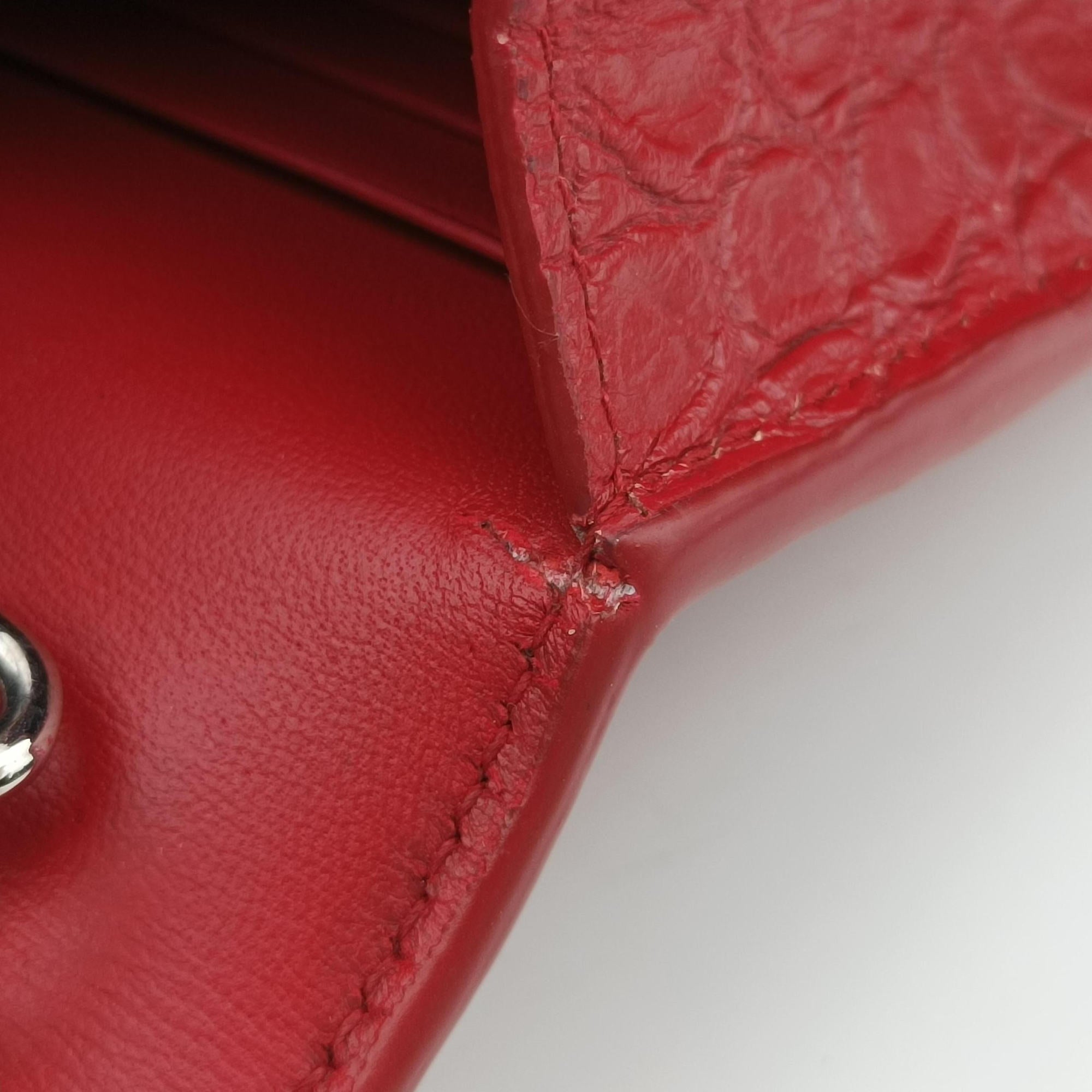 Pre-owned Yves Saint Laurent KATE Red Leather 452159 shoulderbag | stylenewstar
