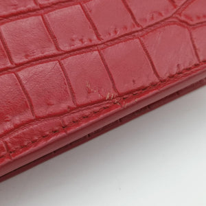 Pre-owned Yves Saint Laurent KATE Red Leather 452159 shoulderbag | stylenewstar