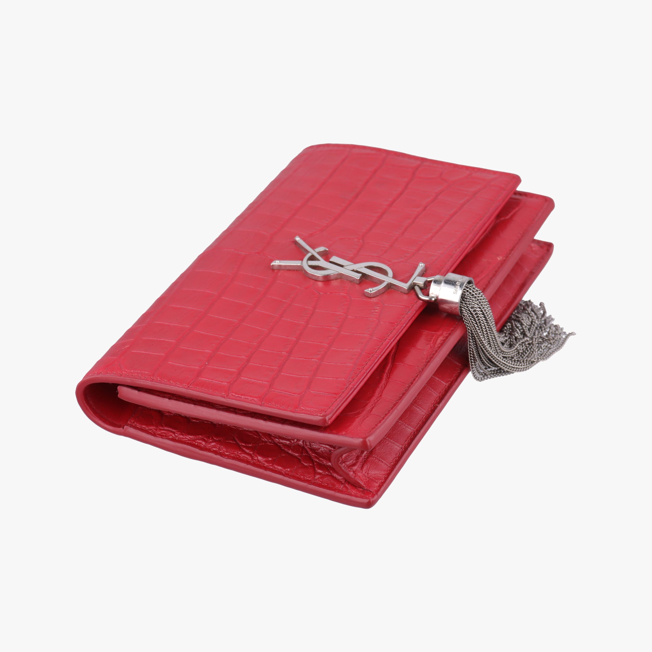 Pre-owned Yves Saint Laurent KATE Red Leather 452159 shoulderbag | stylenewstar