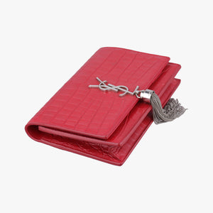 Pre-owned Yves Saint Laurent KATE Red Leather 452159 shoulderbag | stylenewstar