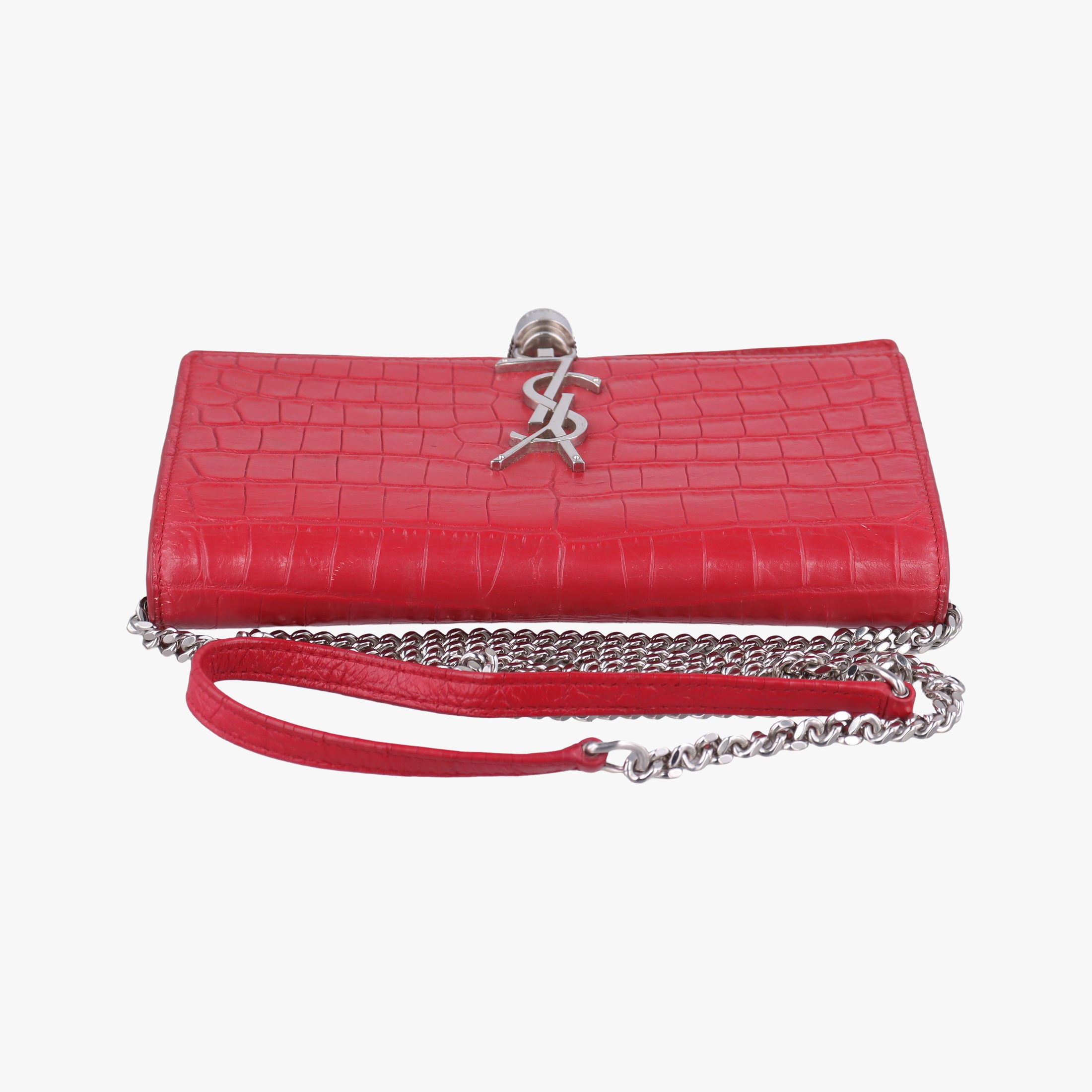 Pre-owned Yves Saint Laurent KATE Red Leather 452159 shoulderbag | stylenewstar