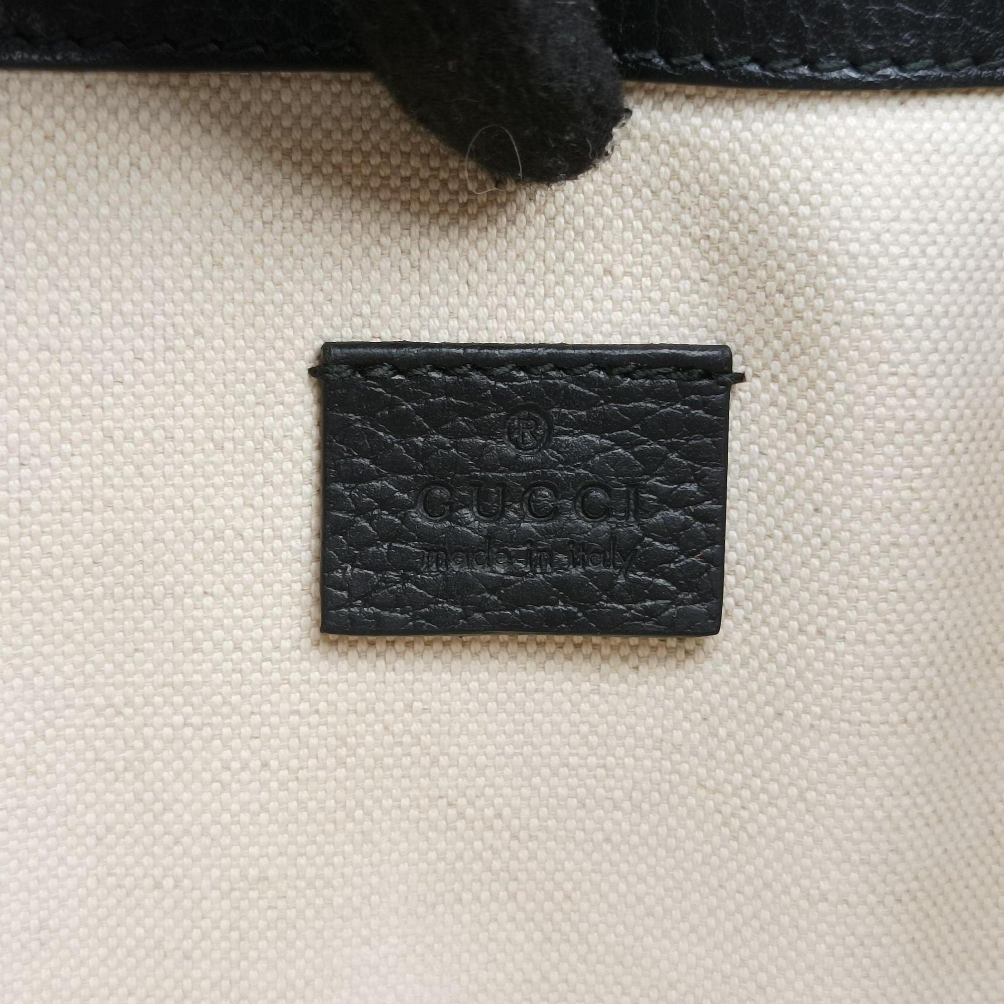 Pre-owned Gucci Dionysus Black Leather 421970 shoulderbag | stylenewstar