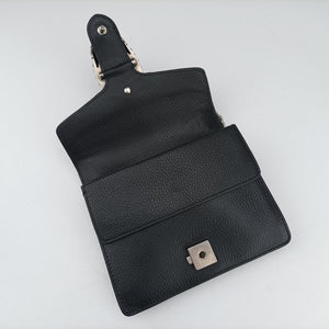 Pre-owned Gucci Dionysus Black Leather 421970 shoulderbag | stylenewstar