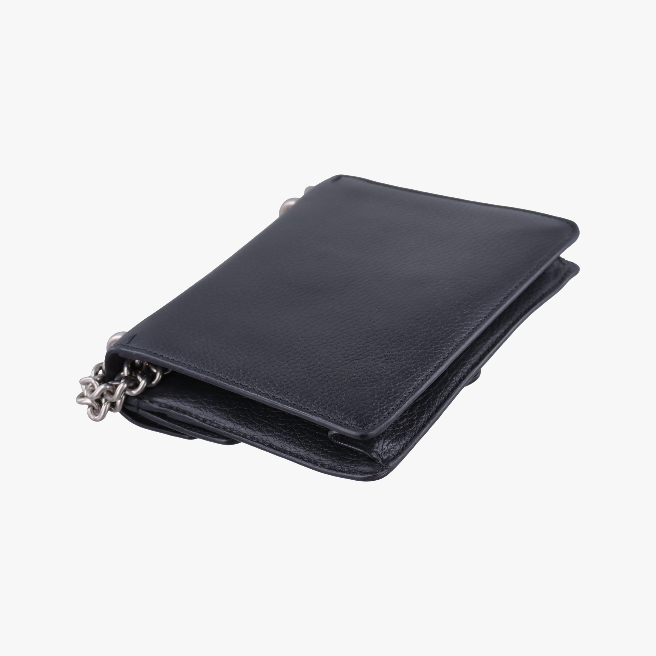 Pre-owned Gucci Dionysus Black Leather 421970 shoulderbag | stylenewstar
