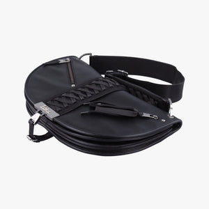Pre-owned Christian Dior Admit It Corset Hobo Black Leather  handbag | stylenewstar