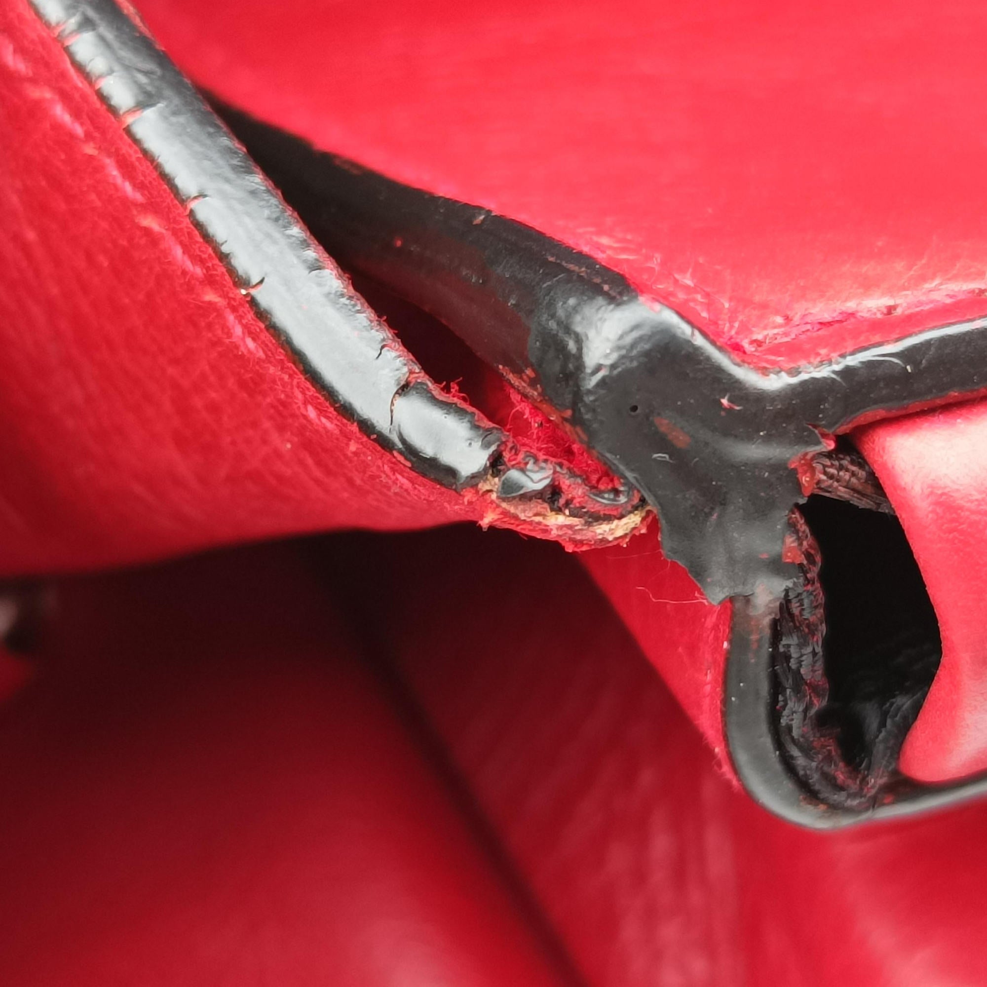 Secondhand Prada Twin Pocket Winged Tote Red Leather BN2619 shoulderbag | stylenewstar